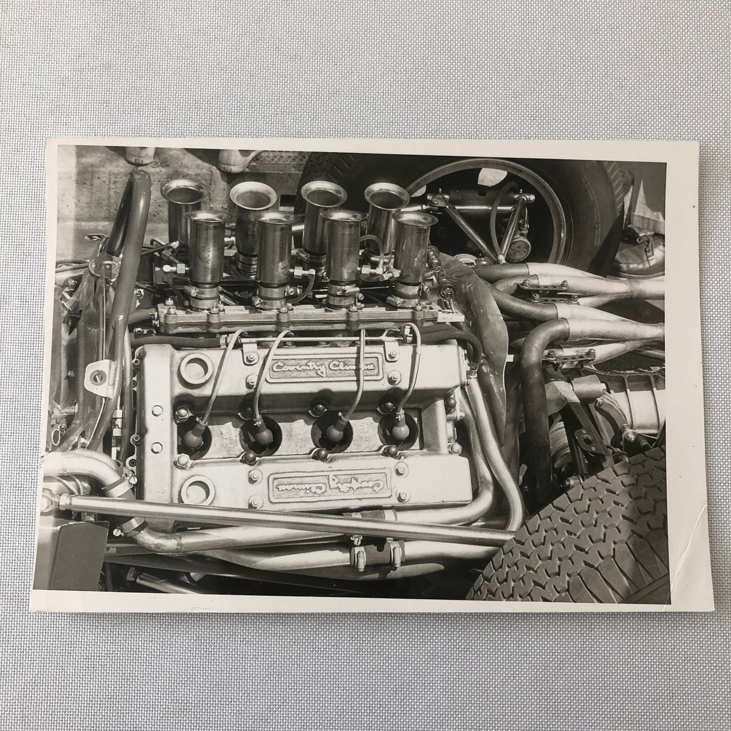 Climax Grand Prix Racing Car Engine Motor Photo Photograph Print Gunther Molter