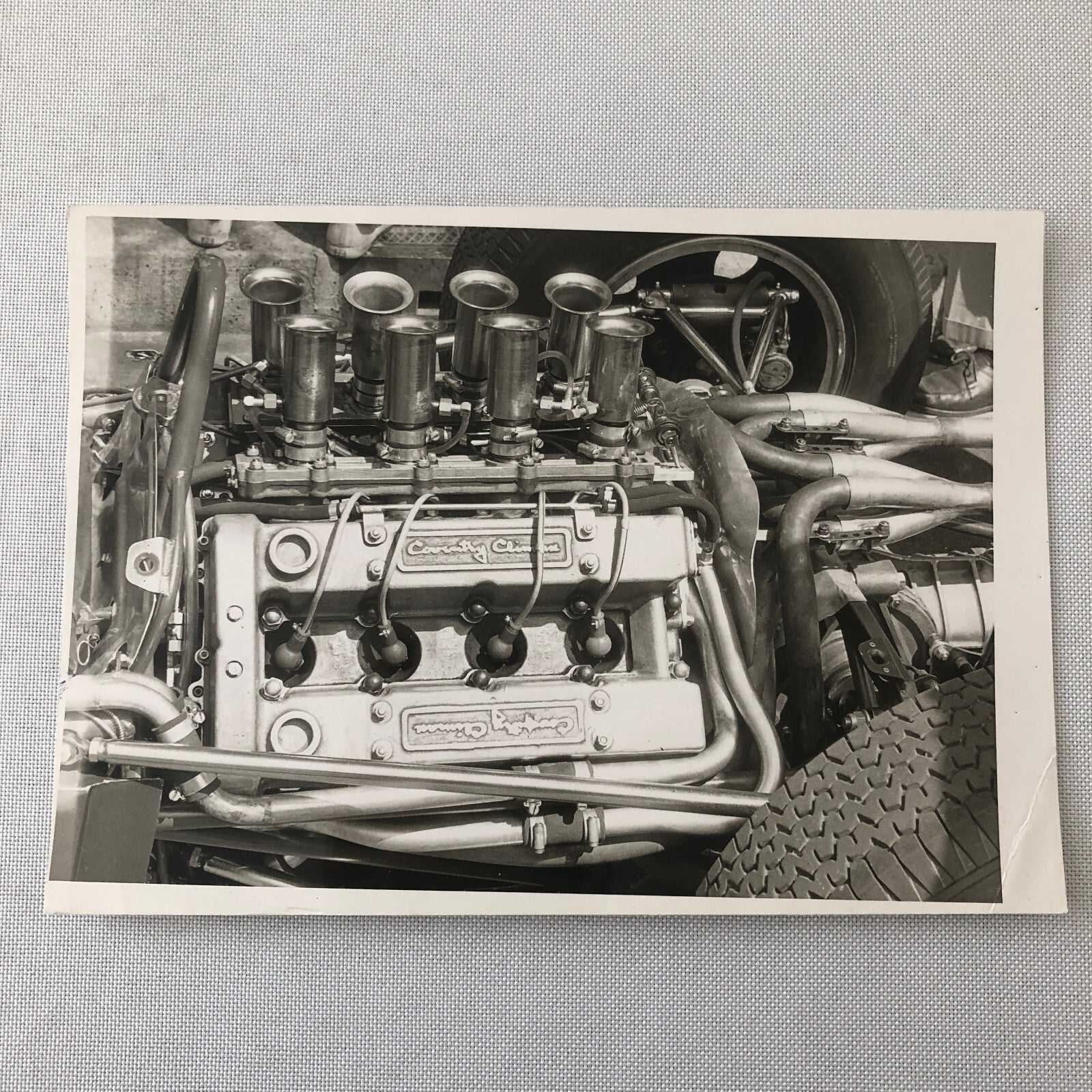 Climax Grand Prix Racing Car Engine Motor Photo Photograph Print Gunther Molter