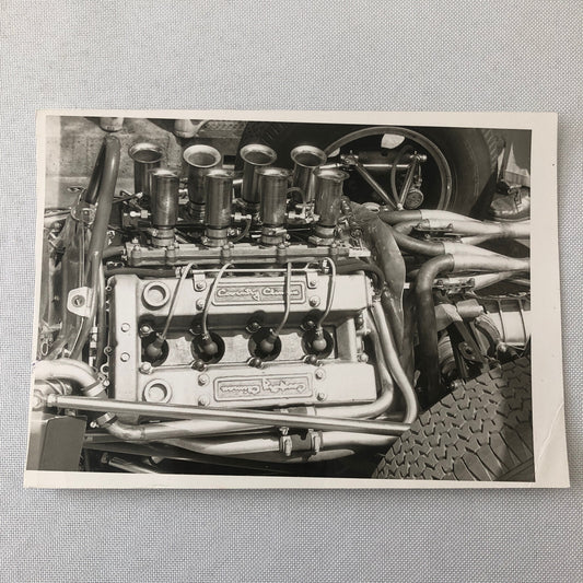 Climax Grand Prix Racing Car Engine Motor Photo Photograph Print Gunther Molter