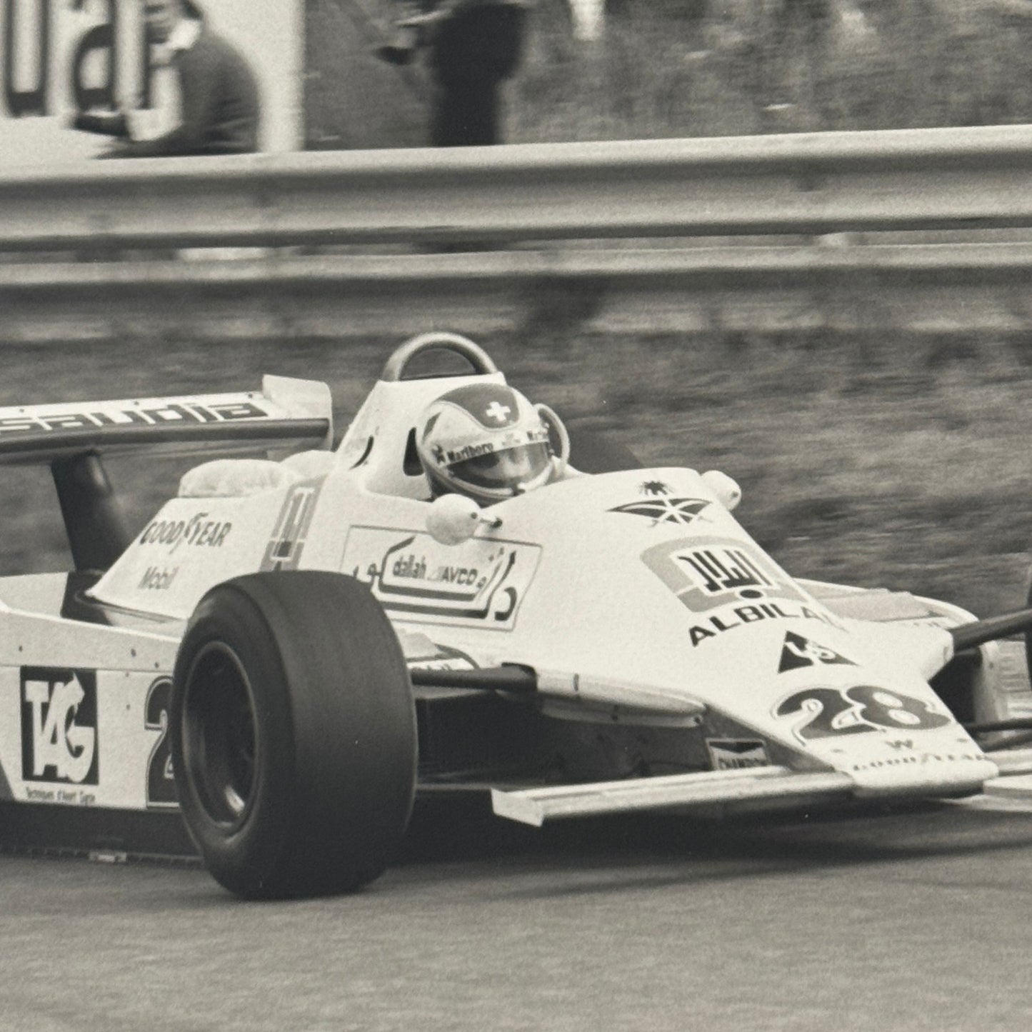 Clay Regazzoni Williams Grand Prix Car Photo Photograph Vintage F1 Formula One