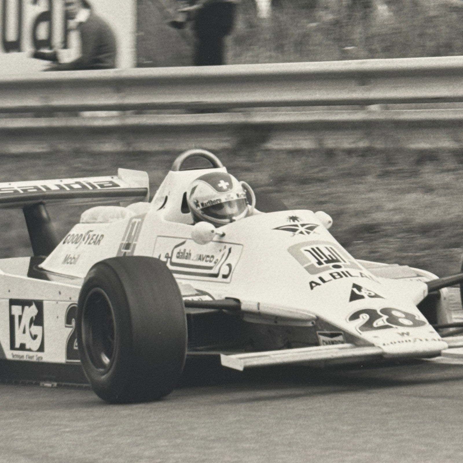 Clay Regazzoni Williams Grand Prix Car Photo Photograph Vintage F1 Formula One