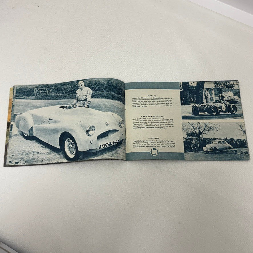 1953 Castrol Racing Achievements Brochure LeMans Grand Prix Motorcycle Bike +