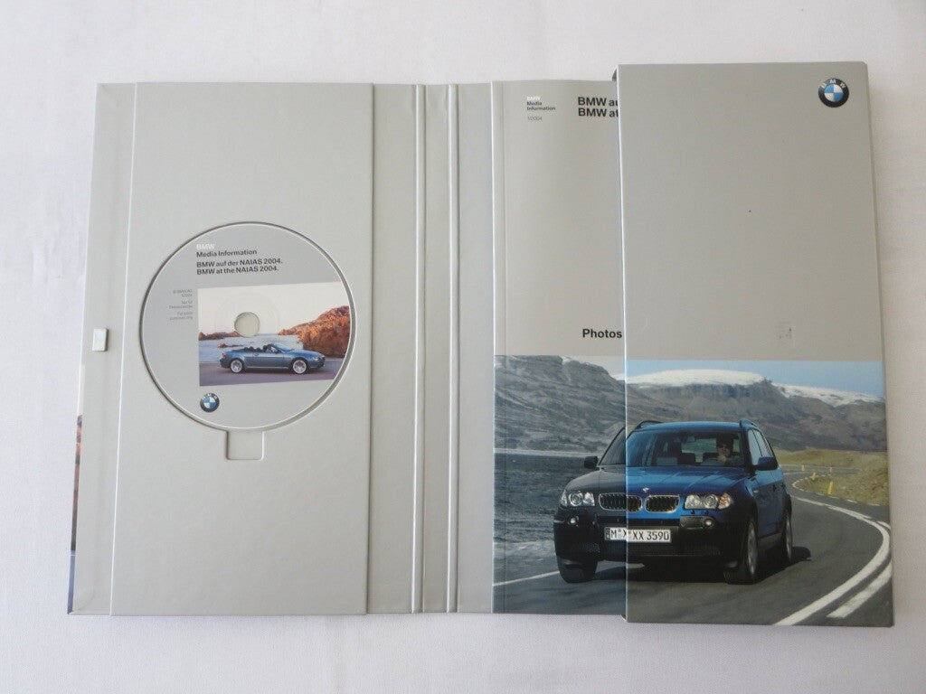 2004 BMW Press Kit Brochure Catalog 645Ci 6 Series X3 X5 