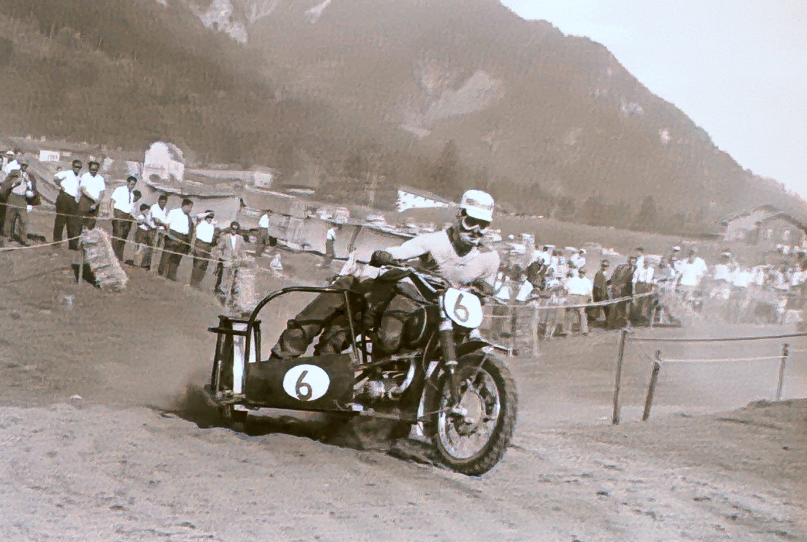 Vintage Motorcycle Racing Photo Luzisteig Motocross Negative Lot 1962