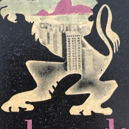 Vintage Travel Label Rio de Janeiro Brazil Brazilian Brasil Ambassador Hotel