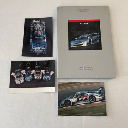 1998 Mercedes CLK GTR GT Racing Press Kit Photos Mark Webber Driver GERMAN