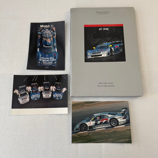 1998 Mercedes CLK GTR GT Racing Press Kit Photos Mark Webber Driver GERMAN