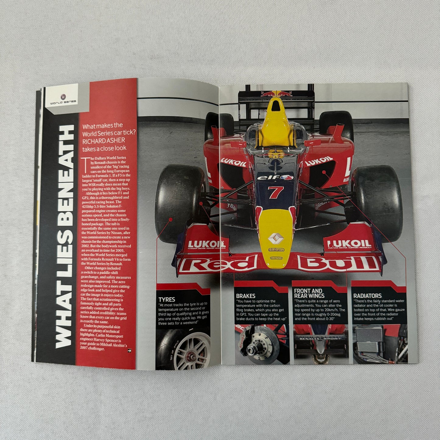 2007 Renault World Series Racing Guide Brochure Autosport