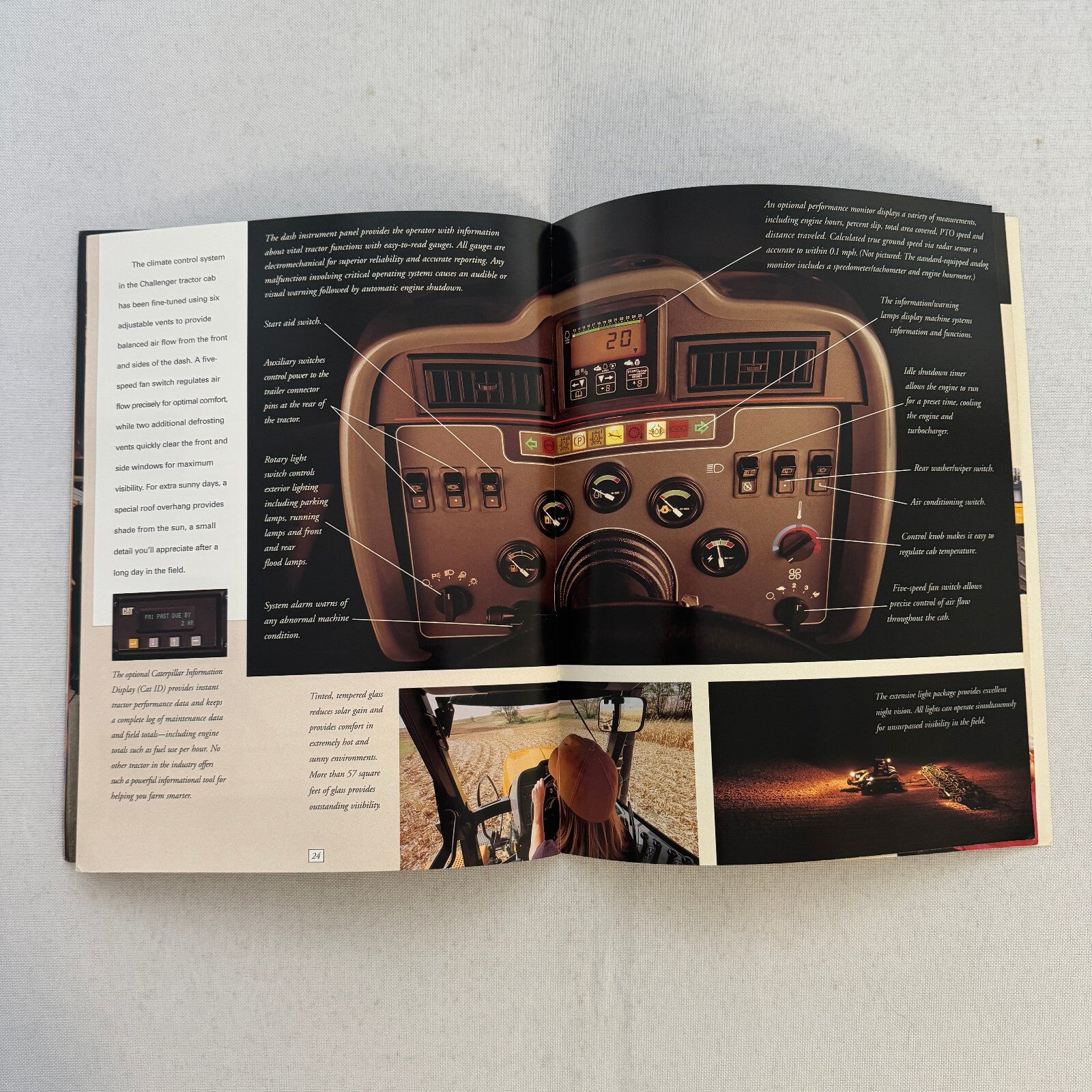 Caterpillar Challenger Tractor Construction Equipment Brochure Catalog 95E 85E +