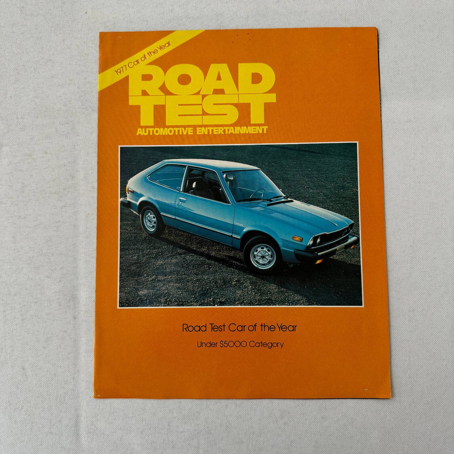Honda Accord Road Test Magazine 1977 Car of the Year Sales Brochure Catalog