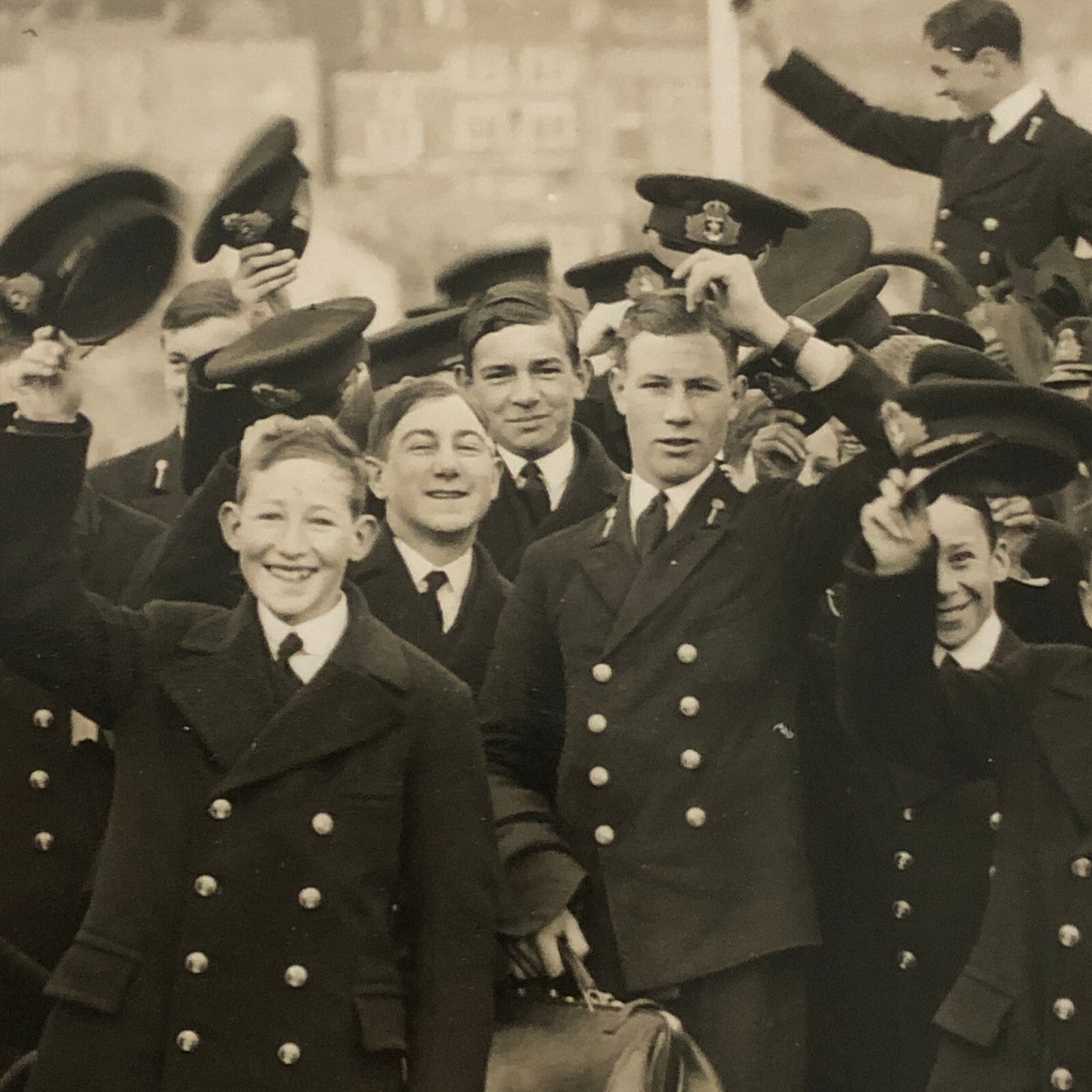 Vintage Press Photo Photograph Royal Naval College Cadets Dartmouth UK