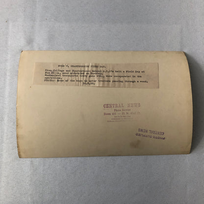 Military School 1932 Press Photo Photograph Eton vs Charterhouse UK Tanks