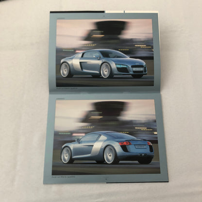 2003 Audi LeMans Concept Car Prototype Press Kit Brochure Photo CD R8 GERMAN