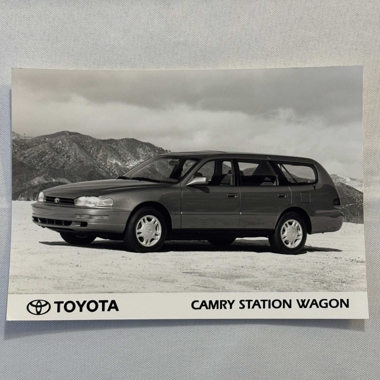 Vintage Toyota Camry Station Wagon Factory Press Photo Photograph Print