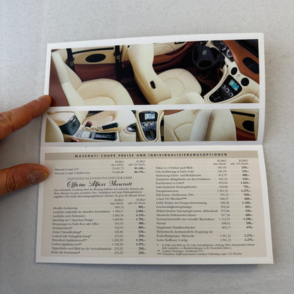 2003 Maserati Coupe & Maserati Spyder Press Kit Brochure Photo CD