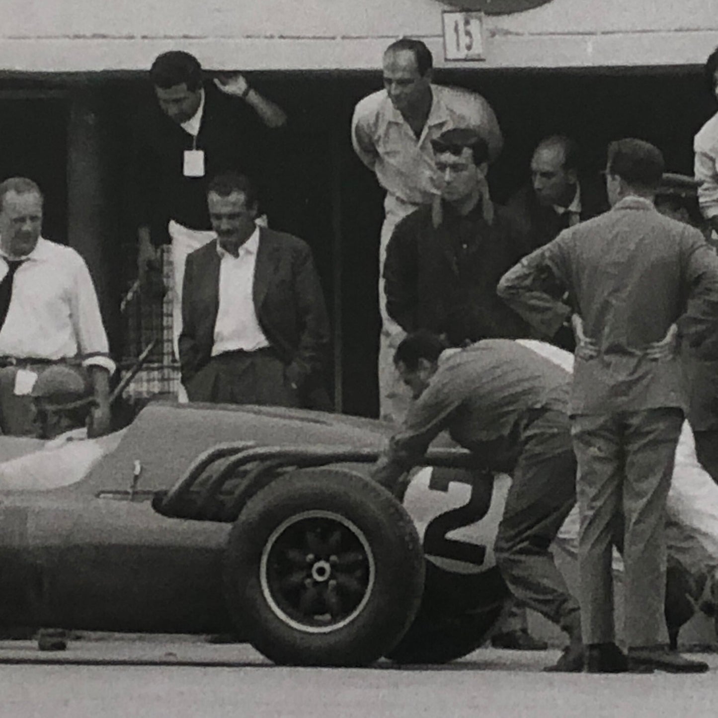 Vintage Grand Prix Racing Car Driver Photo Photograph Gunther Molter