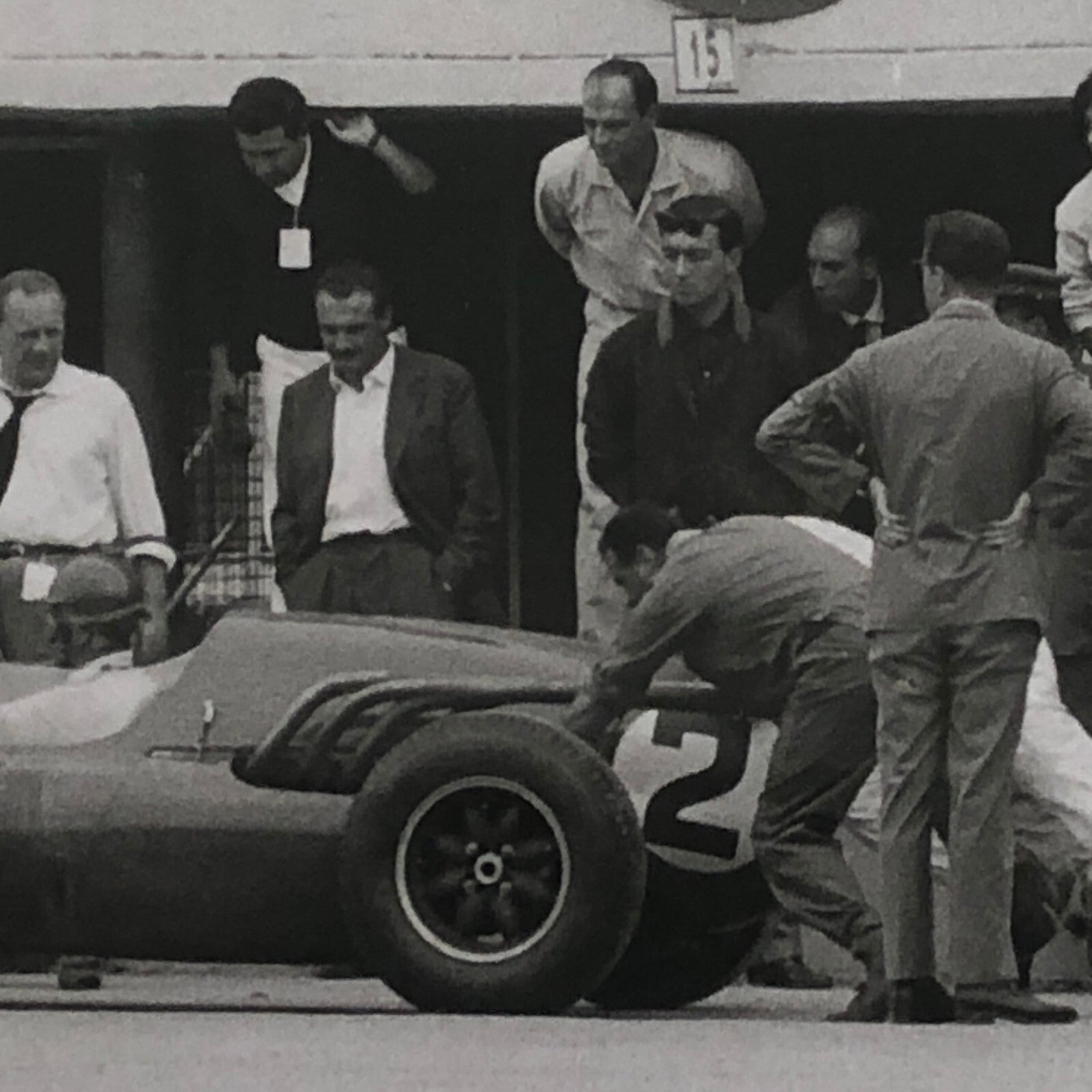 Vintage Grand Prix Racing Car Driver Photo Photograph Gunther Molter