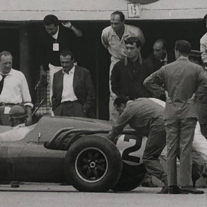 Vintage Grand Prix Racing Car Driver Photo Photograph Gunther Molter