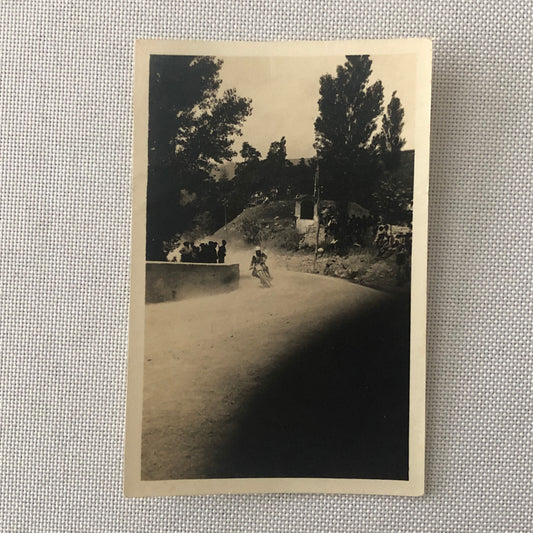 Vintage Motorcycle Bike Racing Photo Photograph Tazio Nuvolari Related ?