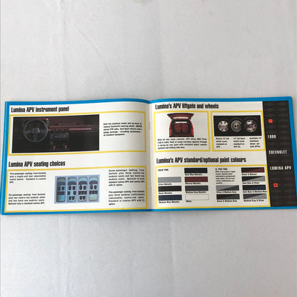 1990 Chevrolet Sales Brochure Lumina APV Van Corsica Celebrity Wagon Caprice +
