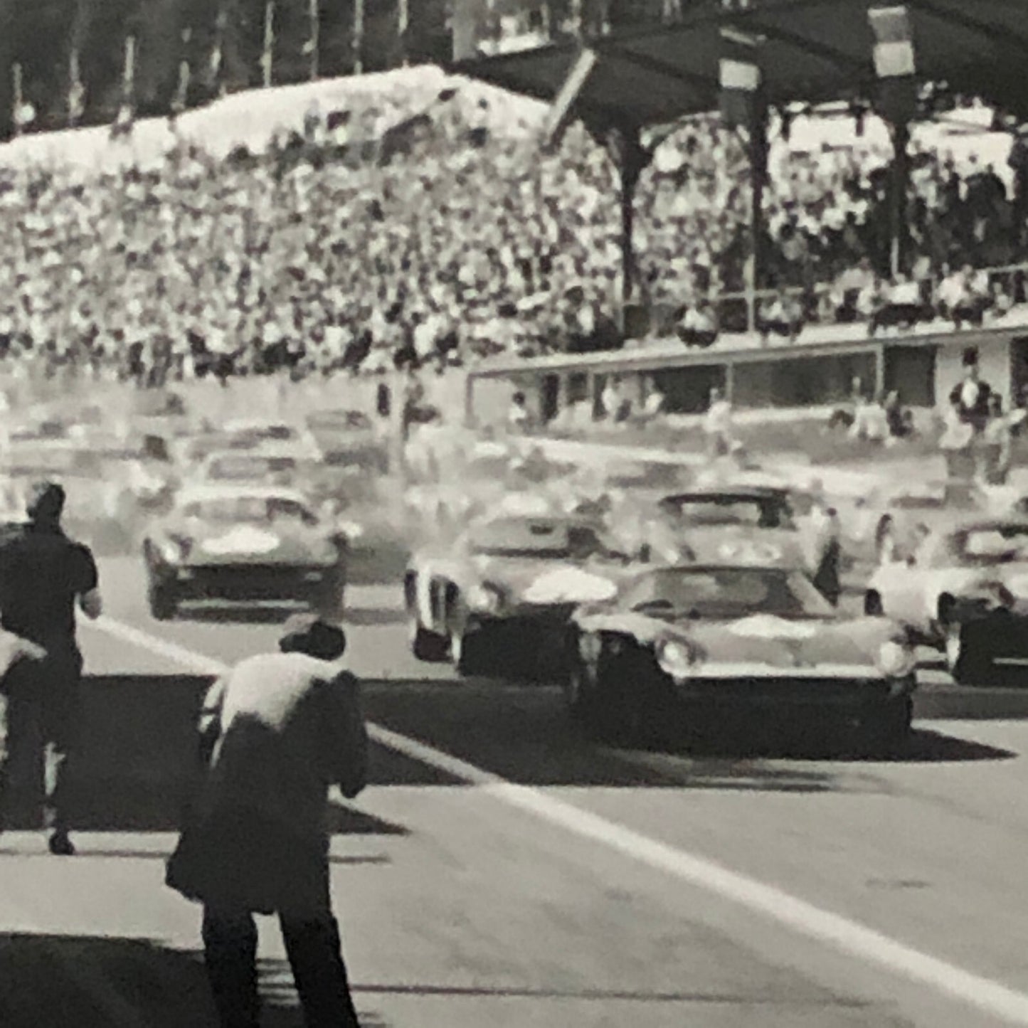 Vintage Racing Photo Photograph Print Motorsport Race Tag AL22 E7