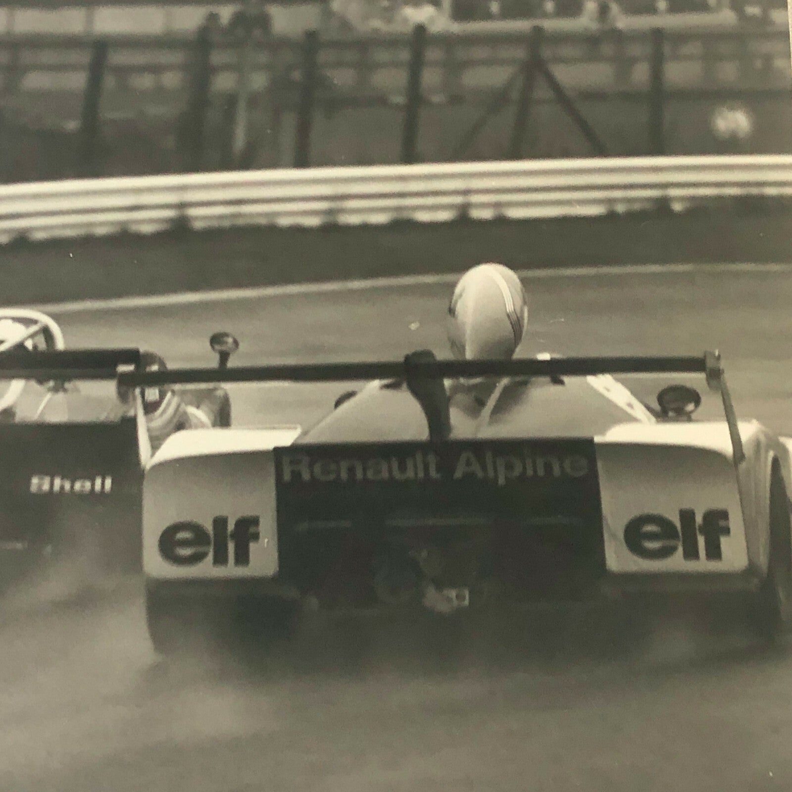 Vintage Racing Photo Photograph 1976 300KM Nurburgring Renault Alpine Car + 