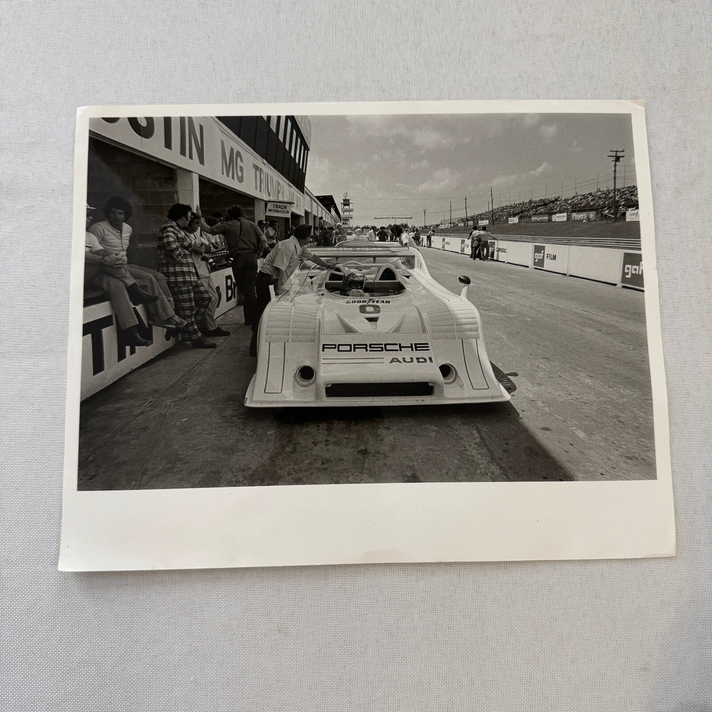 Vintage Porsche Racing Car Photo Photograph Print