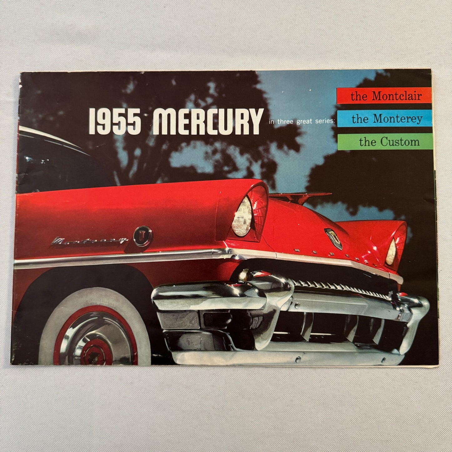 1955 Mercury Car Sales Brochure Catalog Mercury Montclair Monterey Custom