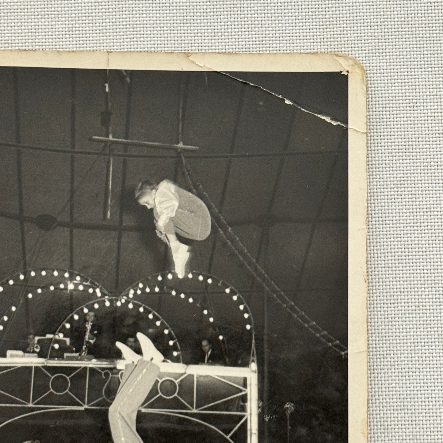 Vintage Circus Acrobat Tumbling Act Real Photo Postcard Post Card European