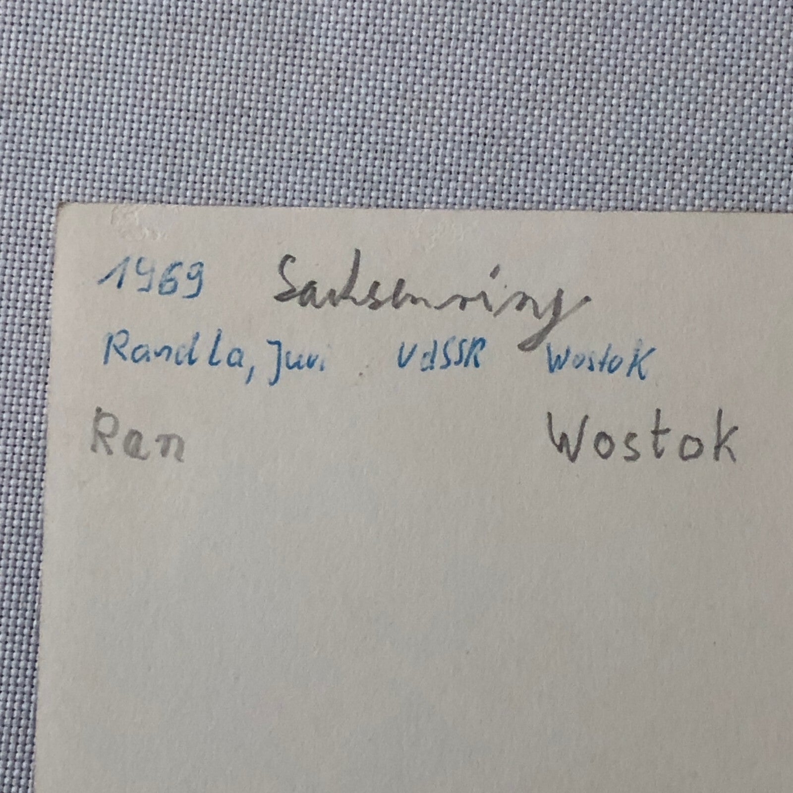 Vintage Motorcycle Racing Photo photograph Rider Vostok Bike ?
