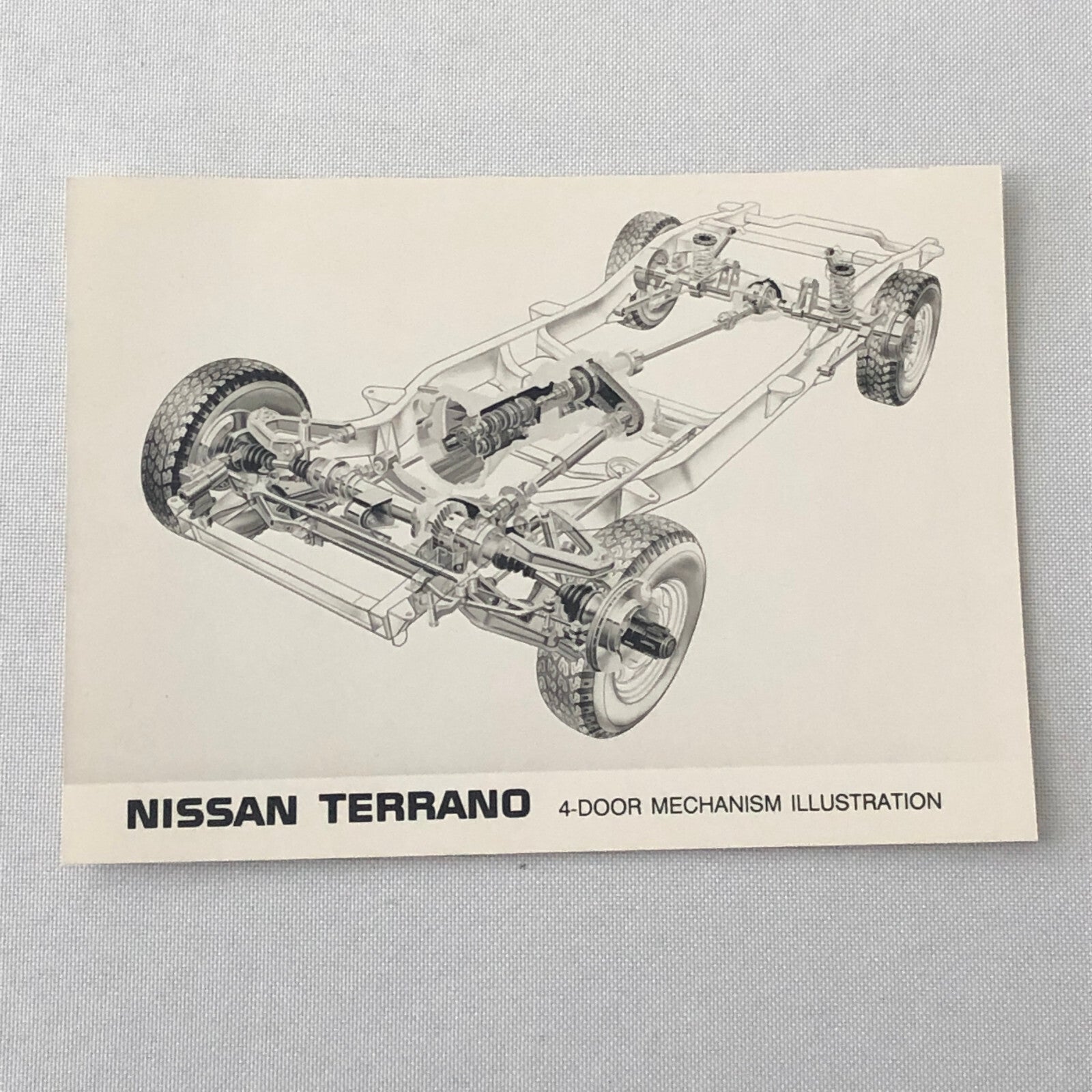 Nissan Terrano SUV Factory Press Photo Photograph Lot of 5