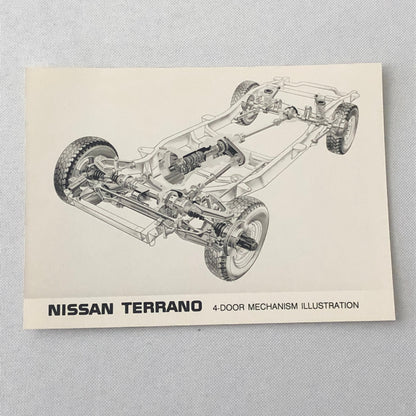 Nissan Terrano SUV Factory Press Photo Photograph Lot of 5
