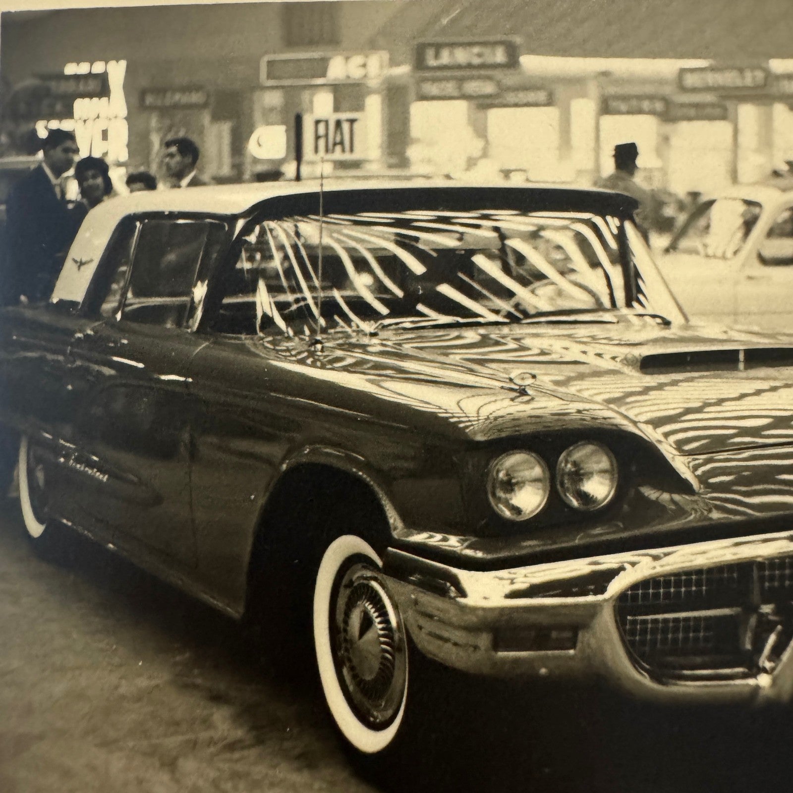 1960 Ford Thunderbird Car Automobile at Auto Show European