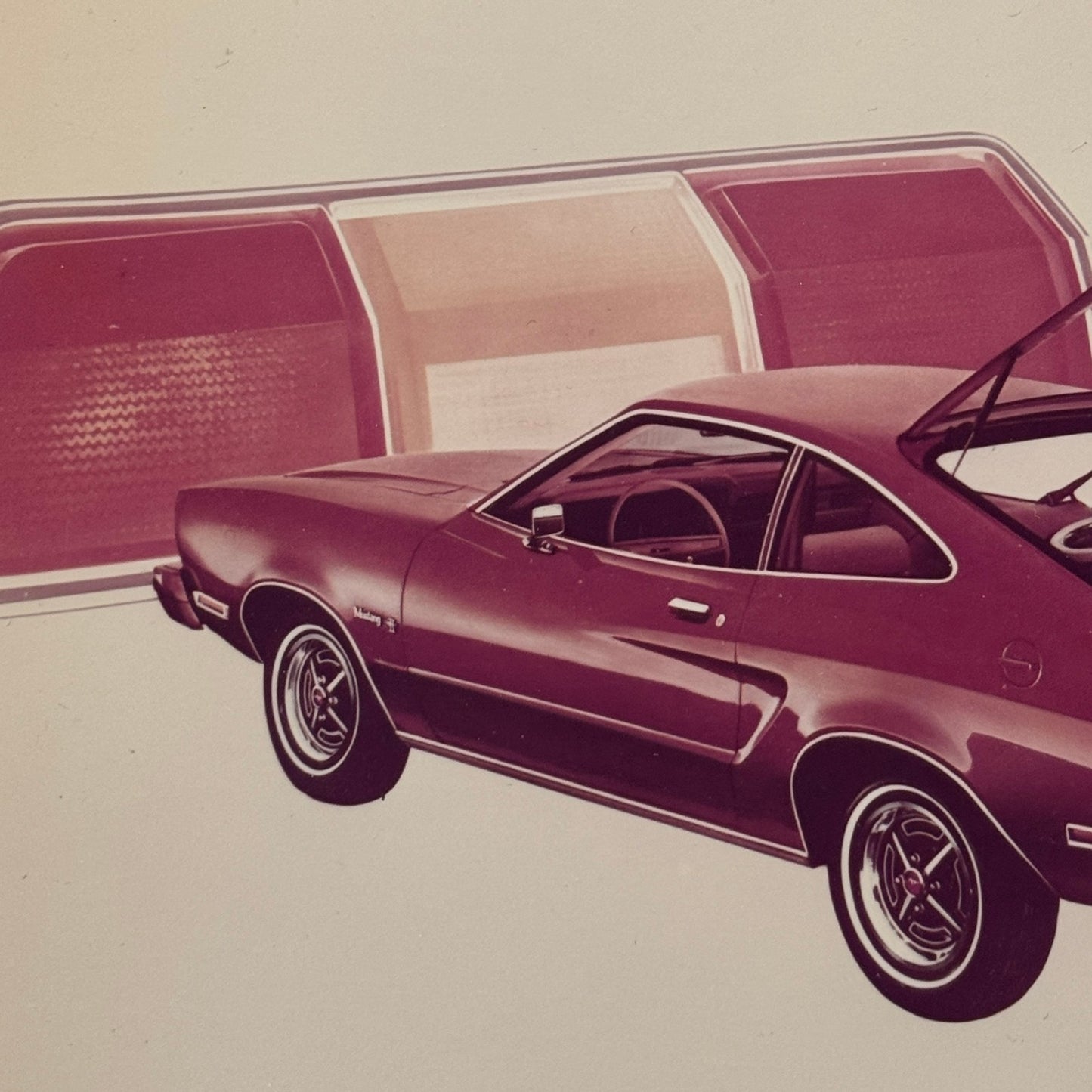 1975 Ford Mustang II 3-Door Car Photo Photograph Print