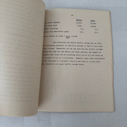 1955 California Traffic Accident Civil Engineering Road Construction Study