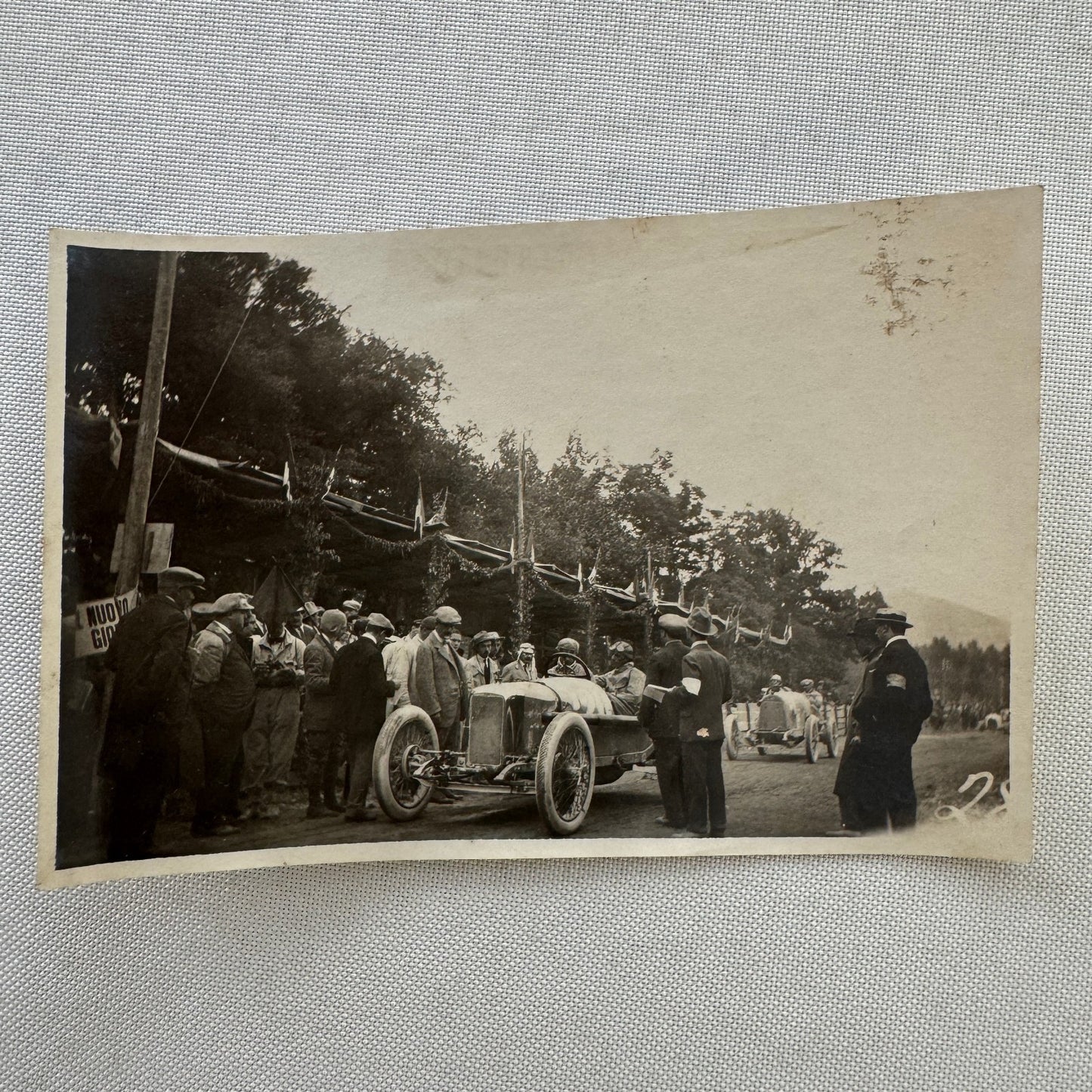 Vintage Car Automobile Racing Race Photo Photograph Print