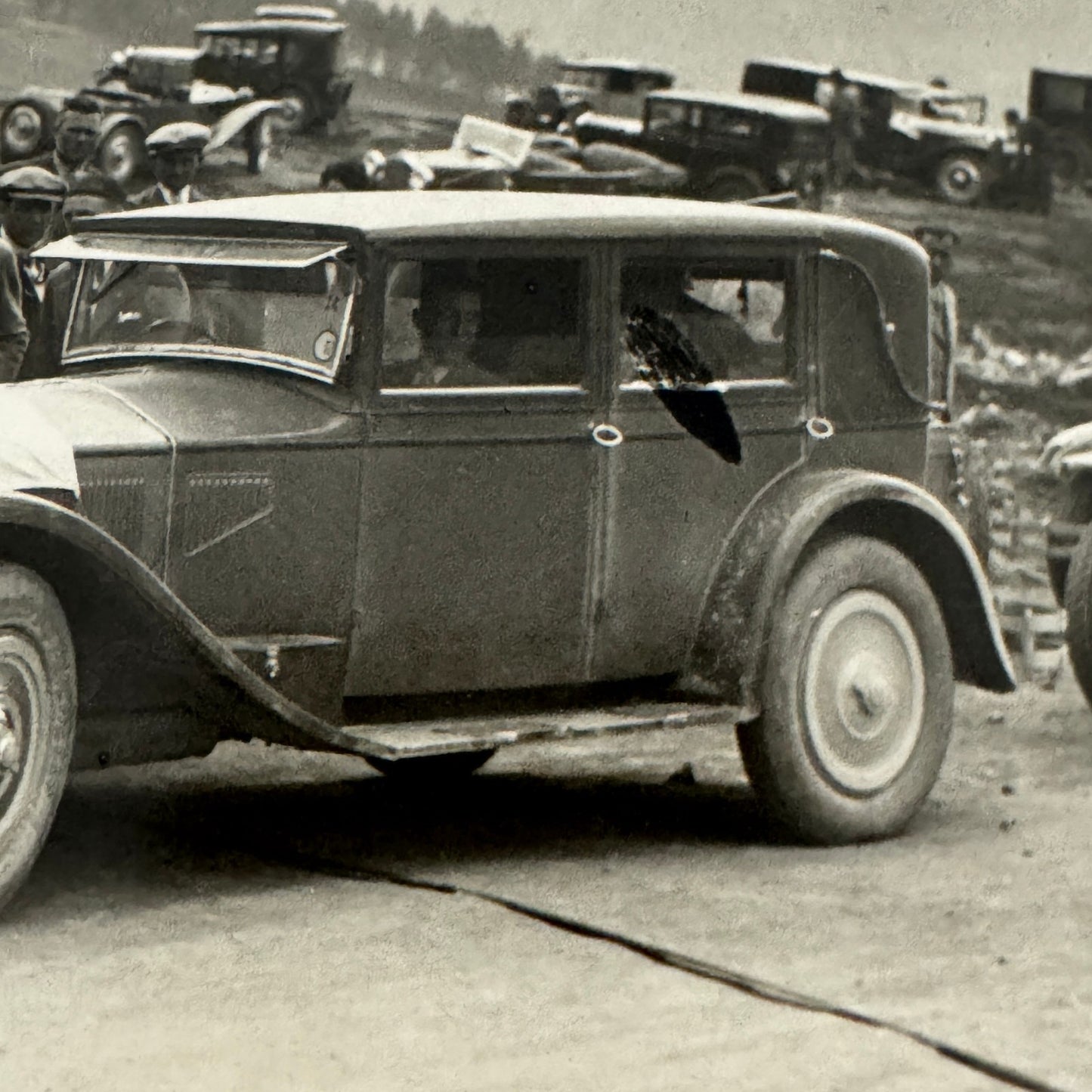 Vintage Car Automobile Photo Photograph Print Italian Italy