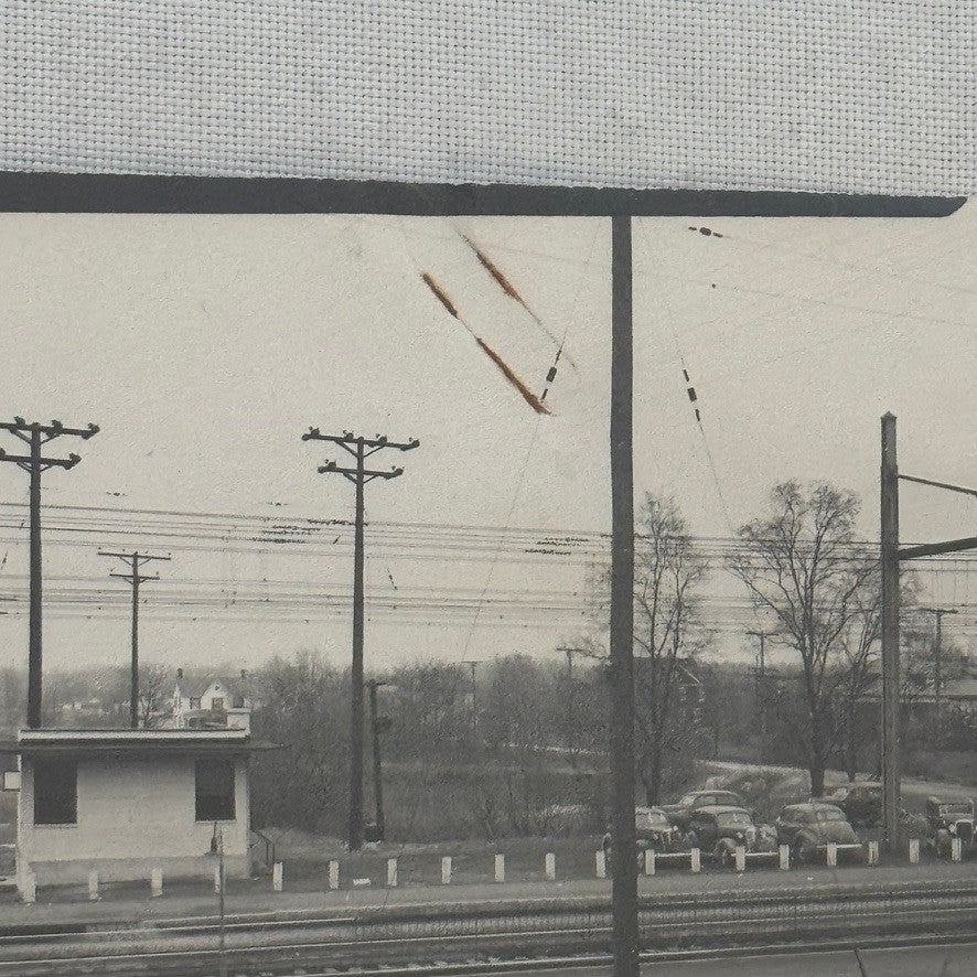 Vintage Pennsylvania Railroad Photo Contact Sheet Photograph Al Paul Lefton