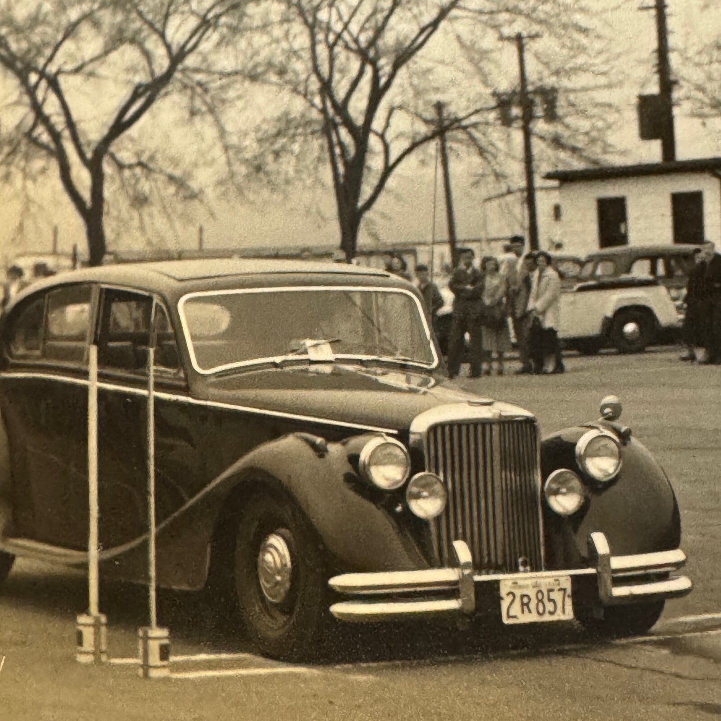 Vintage Jaguar Mark V Car Photo Photograph Print
