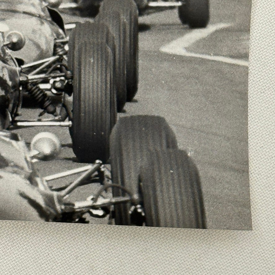 Vintage Racing Photo Photograph Unidentified Cars Lynton Money Print