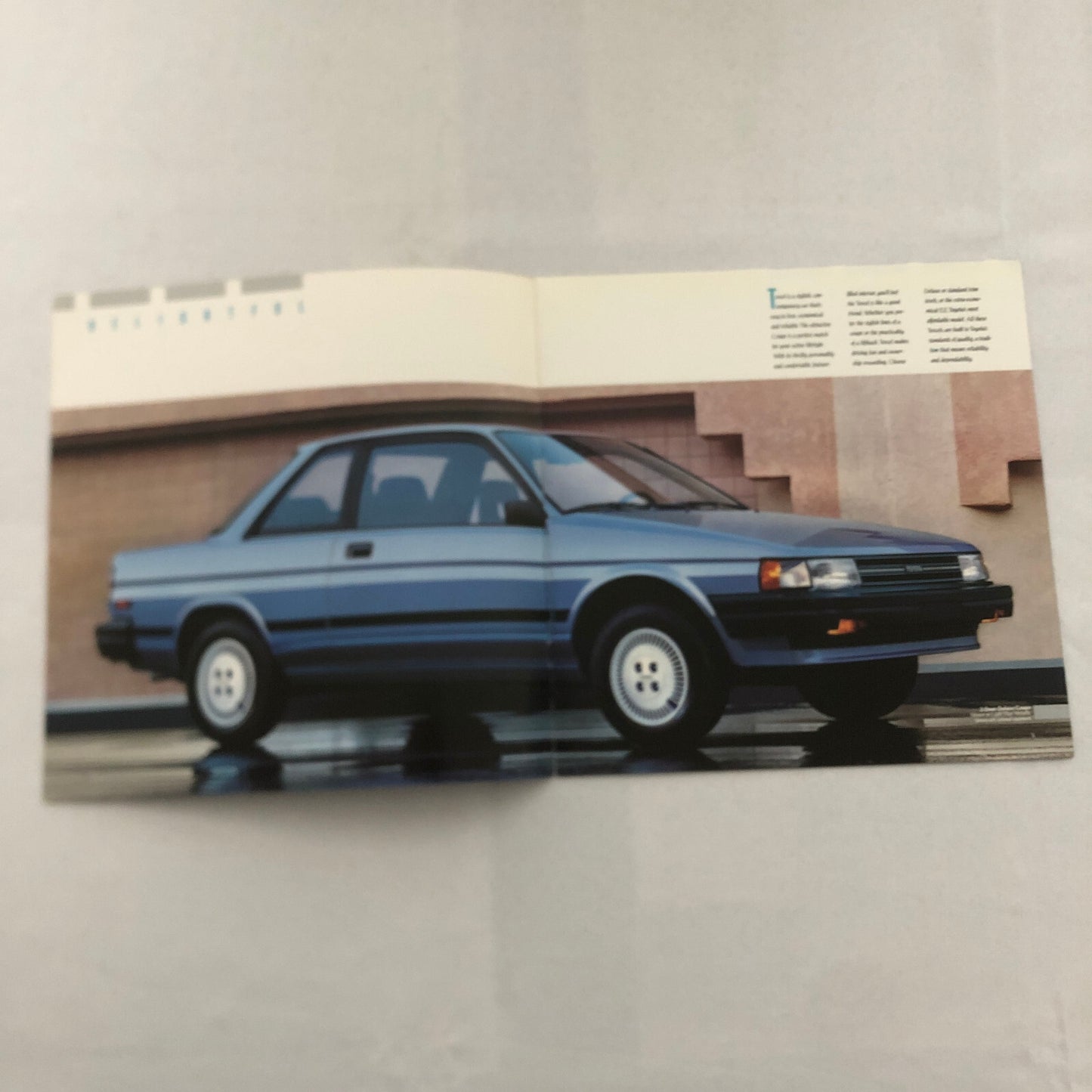 1989 Toyota Tercel Car Sales Brochure Catalog Advertising Vintage Coupe Hatch