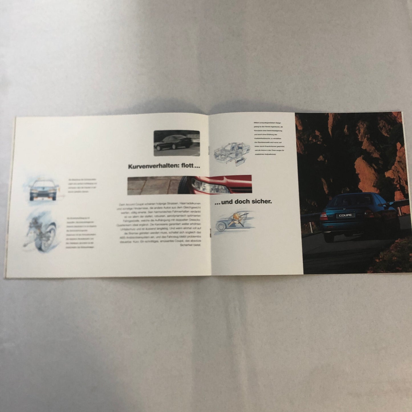 1995 Honda Accord Coupe Car Sales Brochure Catalog Advertising GERMAN European