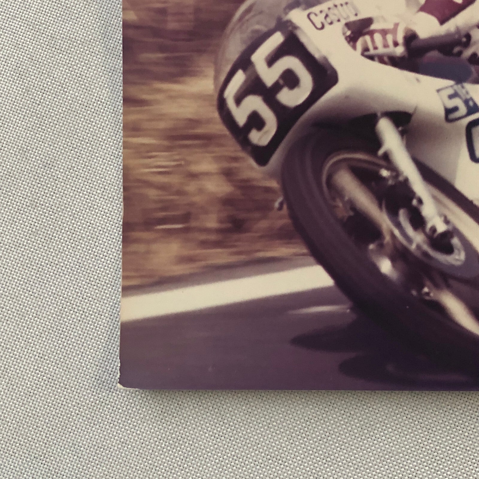 Vintage Motorcycle Racing Photo Photograph Print Germany