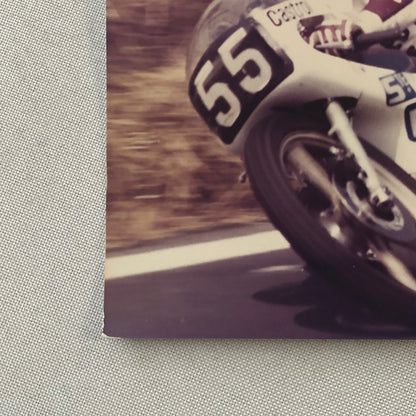 Vintage Motorcycle Racing Photo Photograph Print Germany