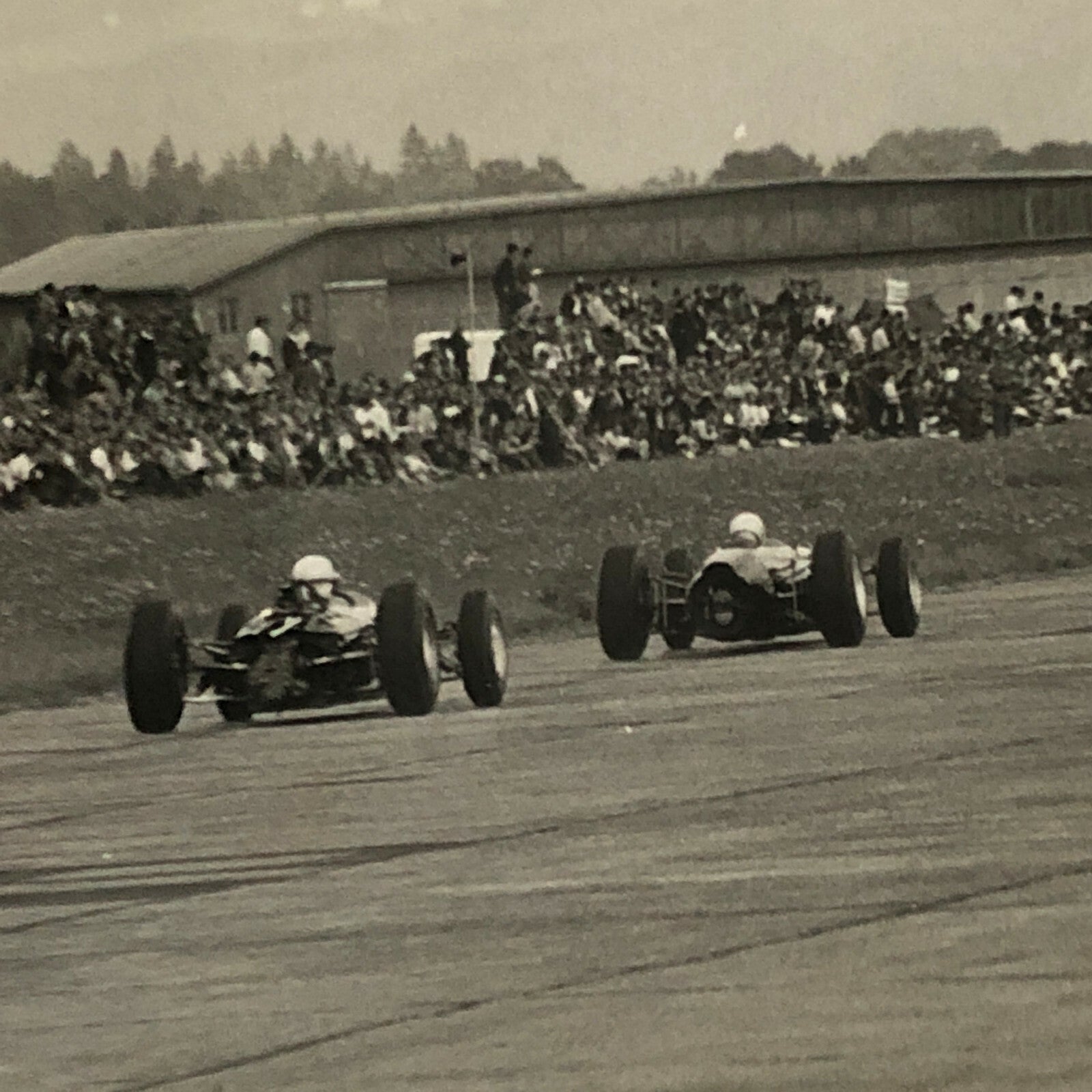 Vintage Grand Prix Car Racing Photo Photograph Print