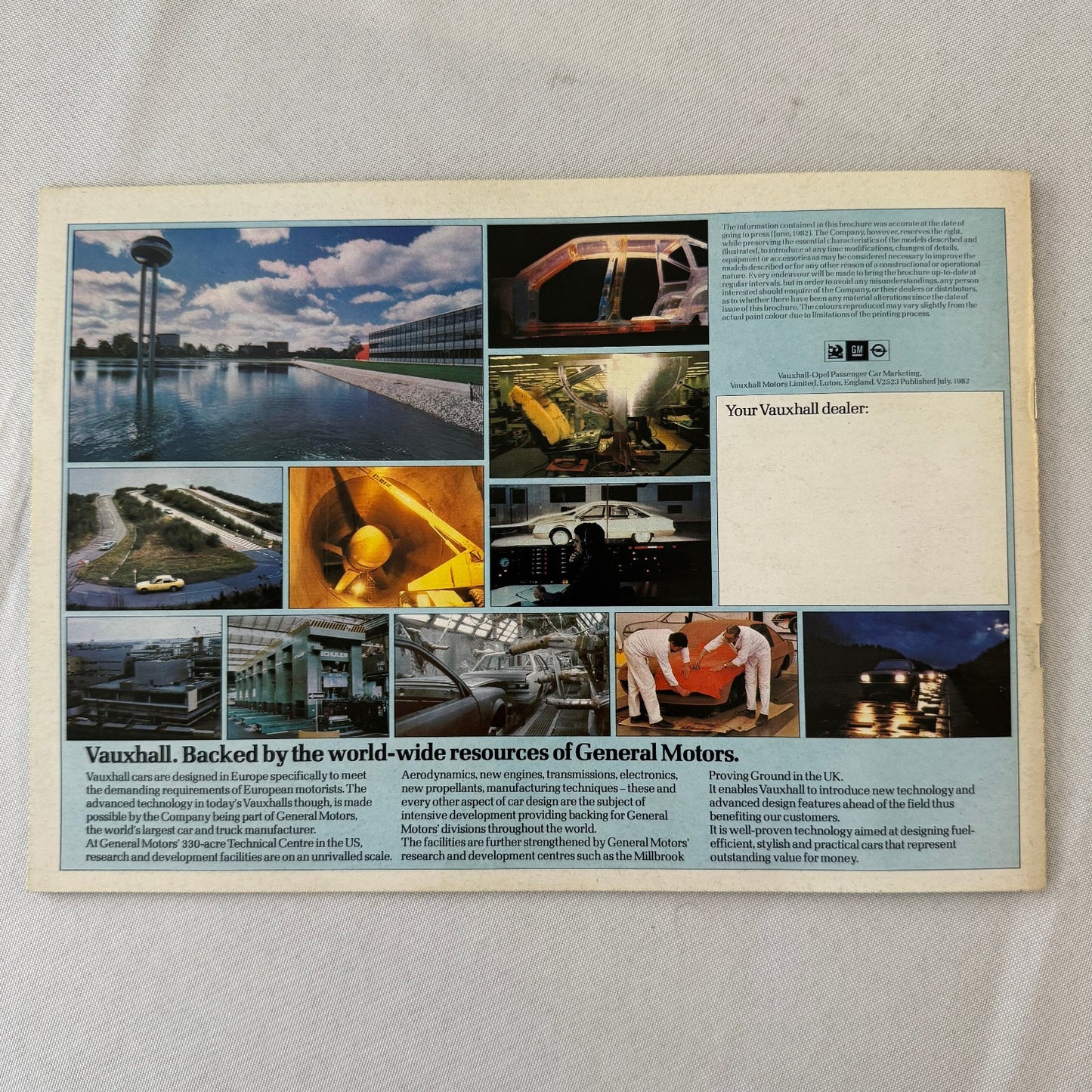 1982 Vauxhall Cavalier Car Sales Brochure Catalog Advertising UK Market