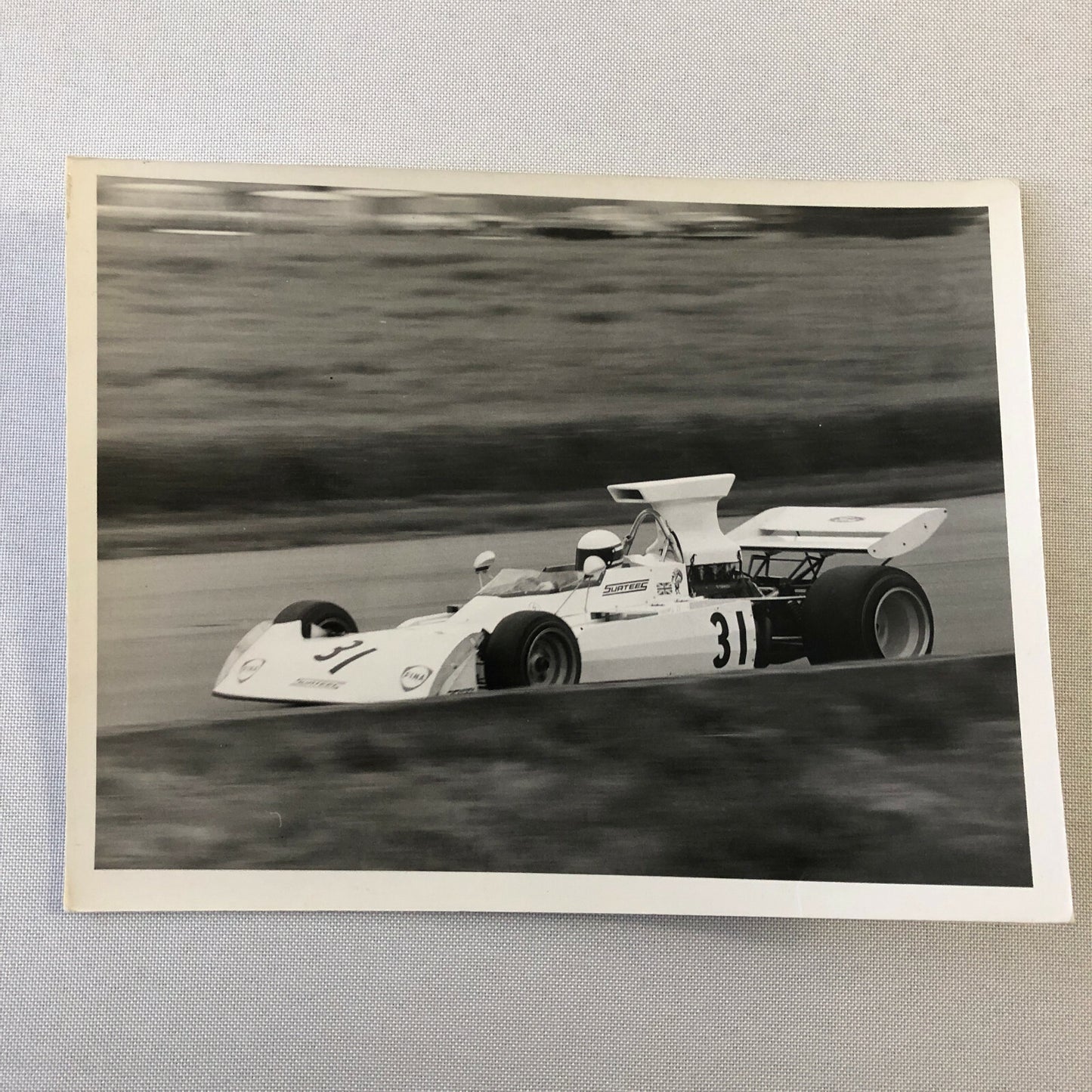Vintage Grand Prix Racing Photo Photograph Print - John Surtees Racing 