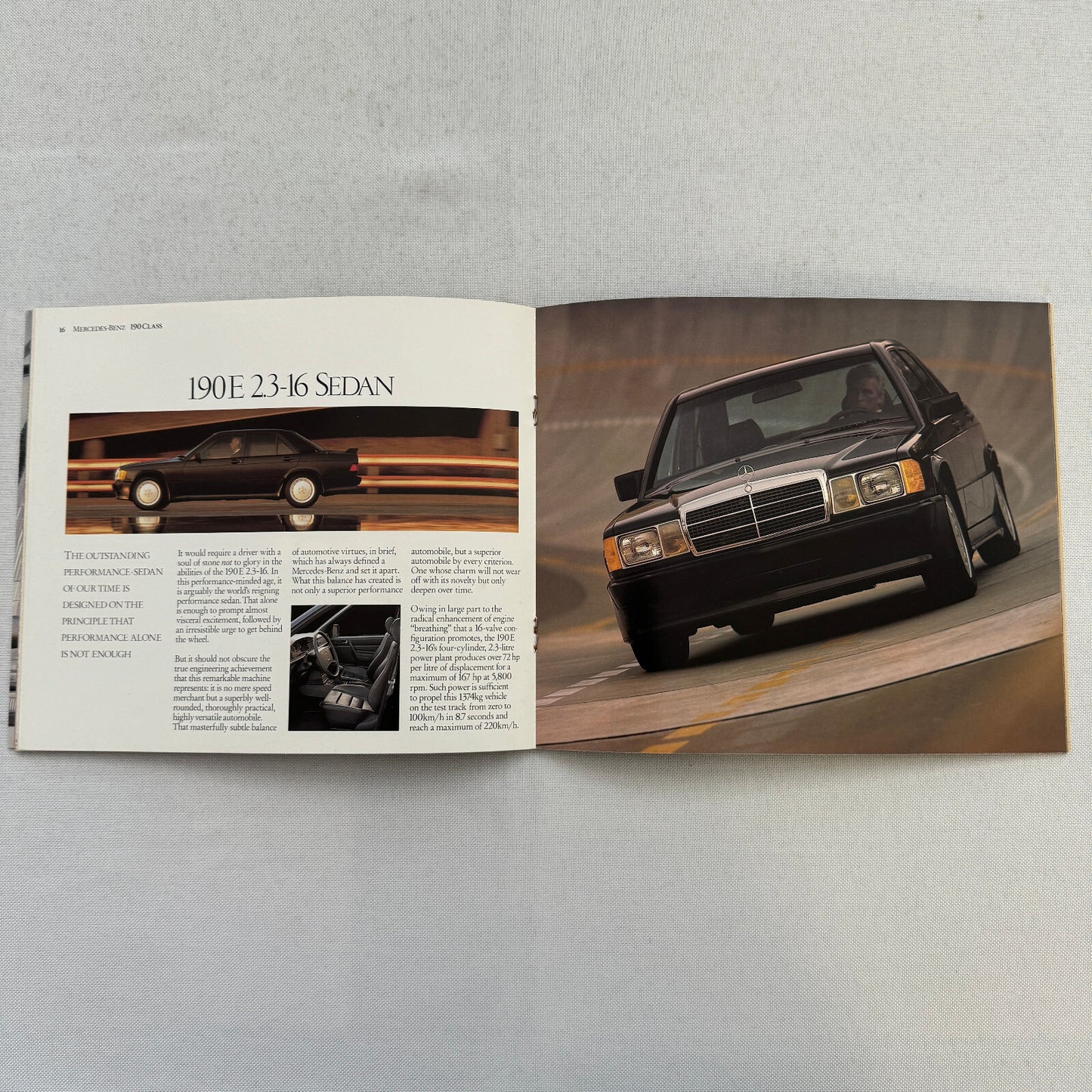 1986 Mercedes Benz Car Sales Brochure Catalog 560SL 560SEC 190D 190E 300D 300E +