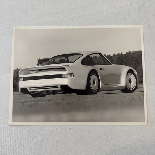 Porsche 959 Gruppe B Concept Car Prototype Photo Photograph Print Vintage