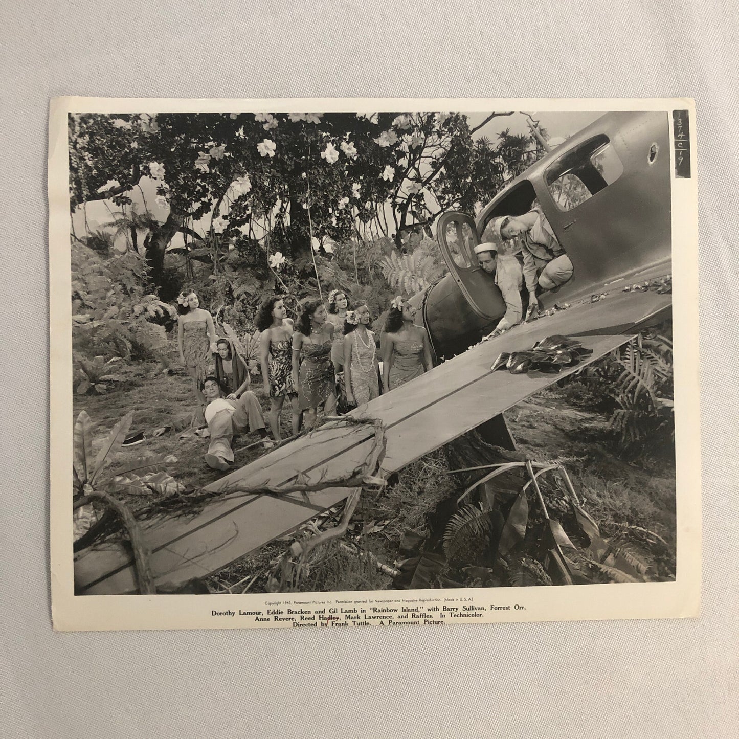 Rainbow Island 1943 Movie Still Press Photo Photograph Dorothy Lamour +